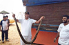 Python found during coastal clean-up drive